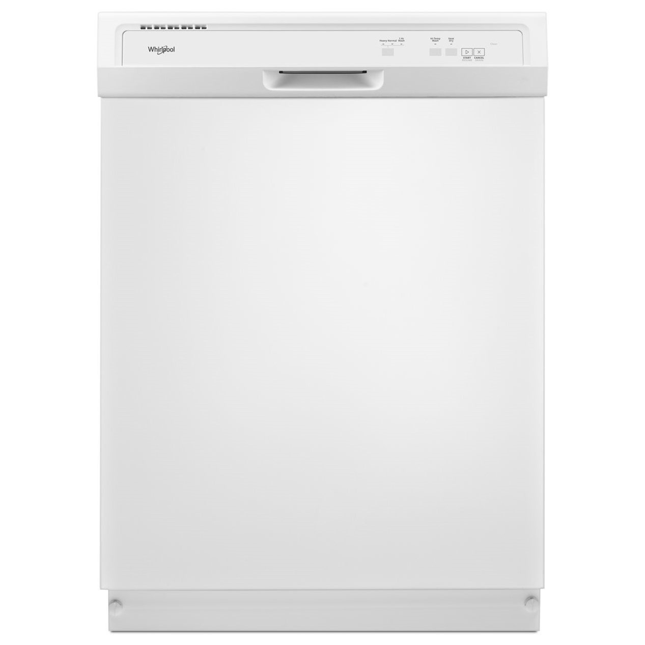 Whirlpool WDF130PAHW HeavyDuty Dishwasher with 1hour Wash Cycle